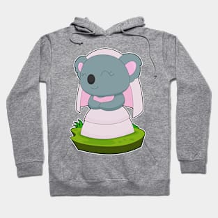 Koala Bride Veil Wedding Hoodie